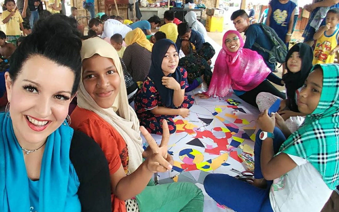 Art Therapy in Marawi Evacuation Camps
